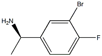 (1R)-1-(3-BROMO-4-FLUOROPHENYL)ETHANAMINE Structure