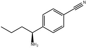 (S)-4-(1-AMinobutyl)benzonitrile hydrochloride Structure