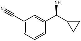 (S)-3-(AMino(cyclopropyl)Methyl)benzonitrile hydrochloride Structure