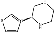 (R)-3-(Thiophen-3-yl)Morpholine Structure