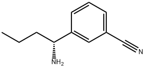 (R)-3-(1-AMinobutyl)benzonitrile hydrochloride Structure