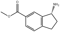 (R)-METHYL 3-AMINO-2,3-DIHYDRO-1H-INDENE-5-CARBOXYLATE Struktur