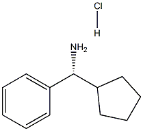 (R)-环戊基(苯基)甲胺盐酸盐 结构式