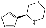 (S)-3-(噻吩-3-基)吗啉, 1213168-12-7, 结构式