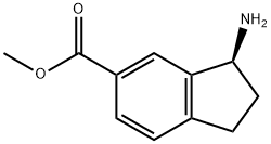 (S)-METHYL 3-AMINO-2,3-DIHYDRO-1H-INDENE-5-CARBOXYLATE Struktur