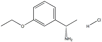 (S)-1-(3-乙氧基苯基)乙烷-1-胺盐酸盐,1213547-94-4,结构式