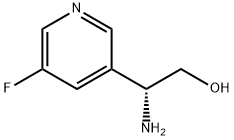 (R)-2-氨基-2-(5-氟吡啶-3-基)乙烷-1-醇,1213923-45-5,结构式