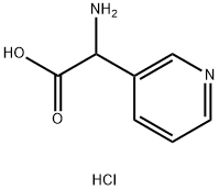 2-AMino-2-(pyridin-3-yl)acetic acid dihydrochloride 化学構造式