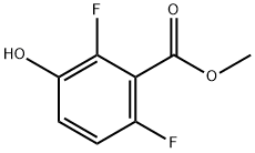 Methyl 2,6-difluoro-3-hydroxybenzoate Struktur