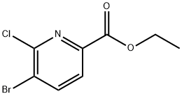 Ethyl 5-broMo-6-chloropicolinate,1214337-57-1,结构式
