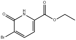 5-溴-6-羟基吡啶甲酸乙酯 结构式
