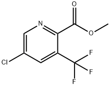 3-三氟甲基-5-氯吡啶-2-甲酸甲酯 结构式