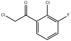 2-Chloro-1-(2-chloro-3-fluorophenyl)ethanone Struktur