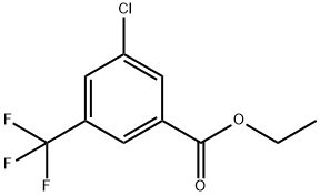 3-氯-5-(三氟甲基)苯甲酸乙酯, 1214366-88-7, 结构式