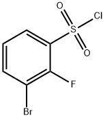 3-BroMo-2-fluorobenzenesulfonylchloride Structure