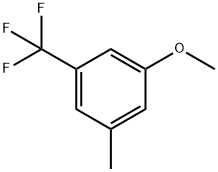 1-(TRIFLUOROMETHYL)-3-METHOXY-5-METHYLBENZENE 结构式