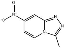 3-甲基-7-硝基-[1,2,4]三唑并[4,3-A]吡啶 结构式