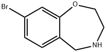 8-ブロモ-2,3,4,5-テトラヒドロベンゾ[F][1,4]オキソアゼピン 化学構造式
