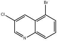 5-broMo-3-chloroquinoline Struktur