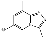 3,8-二甲基 -[1,2,4]三唑并[4,3-A]吡啶-6-胺 结构式