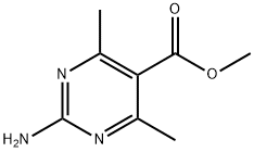 Methyl 2-aMino-4,6-diMethylpyriMidine-5-carboxylate Struktur