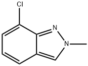 7-chloro-2-Methyl-2H-indazole Struktur