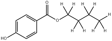 Butyl-d9 Paraben Struktur