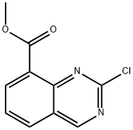 2-クロロキナゾリン-8-カルボン酸メチル 化学構造式