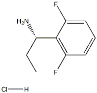 (S)-1-(2,6-二氟苯基)丙-1-胺, 1217444-93-3, 结构式