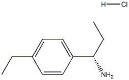 (S)-1-(4-Ethylphenyl)propan-1-aMine hydrochloride Struktur