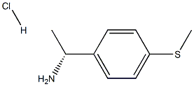 (R)-1-(4-(Methylthio)phenyl)ethanaMine hydrochloride 化学構造式