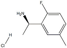 (R)-1-(2-Fluoro-5-Methylphenyl)ethanaMine hydrochloride Struktur