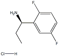 (R)-1-(2,5-二氟苯基)丙-1-胺,1217468-99-9,结构式