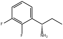 (S)-1-(2,3-二氟苯基)丙烷-1-胺盐酸盐, 1217476-28-2, 结构式