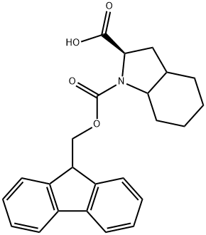 (2R)-1-(((9H-Fluoren-9-yl)Methoxy)carbonyl)octahydro-1H-indole-2-carboxylic acid Struktur