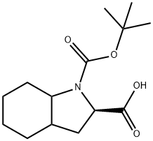 (2R)-1-(叔丁氧基羰基)八氢-1H-吲哚-2-羧酸,1217525-04-6,结构式