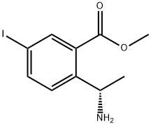 (S)-2-(1-氨基乙基)-5-碘苯甲酸甲酯, 1217644-98-8, 结构式