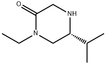 (R)-1-ETHYL-5-ISOPROPYLPIPERAZIN-2-ONE Structure