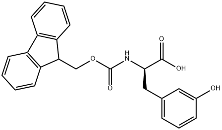 N-FMoc-3-hydroxy-D-phenylalanine Structure