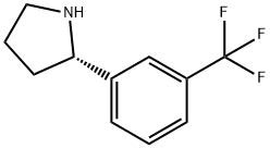 (2S)-2-[3-(TRIFLUOROMETHYL)PHENYL]PYRROLIDINE Struktur