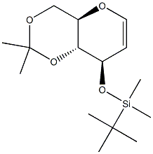 3-O-tert-ButyldiMethylsilyl-4,6-O-isopropylidene-D-glucal, 97% Structure