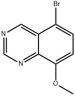5-BroMo-8-Methoxyquinazoline Struktur