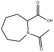 1-Acetylazepane-2-carboxylic acid Struktur