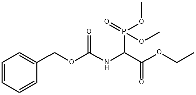 2-(DiMethoxyphosphinyl)-2-[[(phenylMethoxy)carbonyl]aMino]acetic Acid Ethyl Ester Struktur