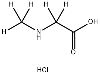 N-Methyl-d3-glycine-2,2-d2 HCl Structure