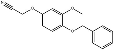 2-(3-(Benzyloxy)-4-Methoxyphenoxy)acetonitrile Struktur