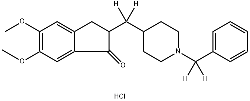 Donepezil-d4 Hydrochloride Structure