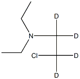 2-Chloro-N,N-diethylethyl-d4-aMine Struktur