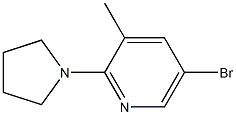 5-broMo-3-Methyl-2-(pyrrolidin-1-yl)pyridine|