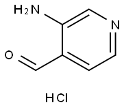 3-氨基异烟醛二盐酸盐 结构式
